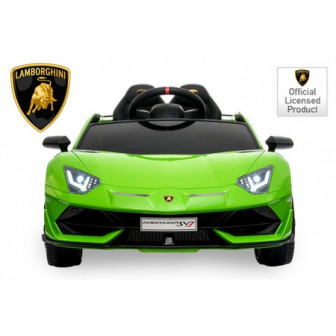 LAMBORGHINI AVENTADOR SVJ 268 battery-powered car for children, green