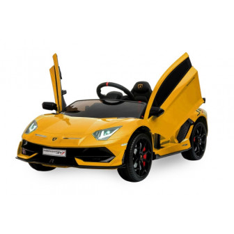 LAMBORGHINI AVENTADOR SVJ 268 battery-powered car for children, orange