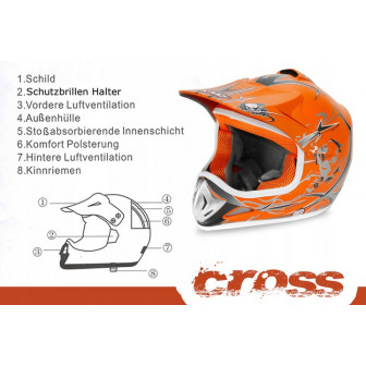 KIMO CROSS / QUAD HELMET for children