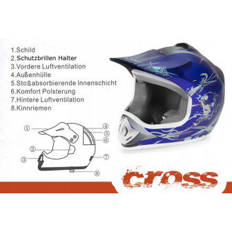 KIMO CROSS / QUAD HELMET for children