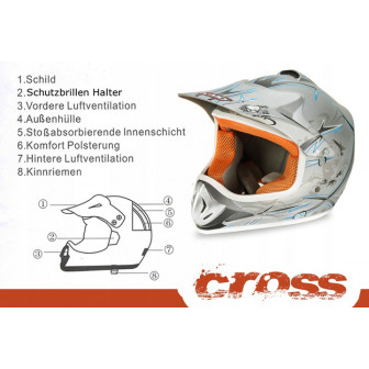 KIMO CROSS / QUAD HELMET for children