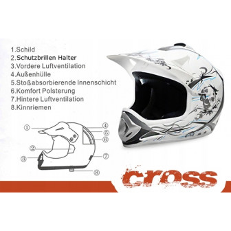 KIMO CROSS / QUAD HELMET for children