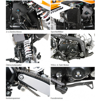 STORM 110 cc 12/10 CROSS combustion engine