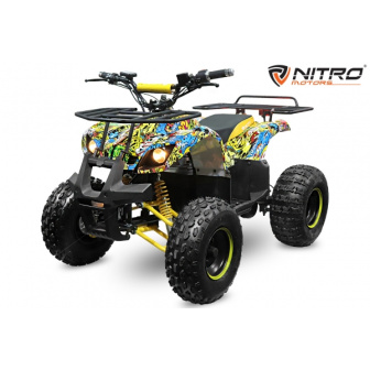 QUAD ECO TORONTO WHEELS 8" 48V 1000W GRAFITI