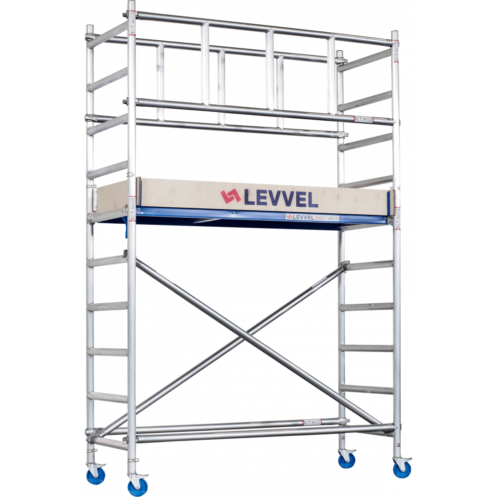 SOLID 4m Aluminum mobile scaffolding LEVVEL 380