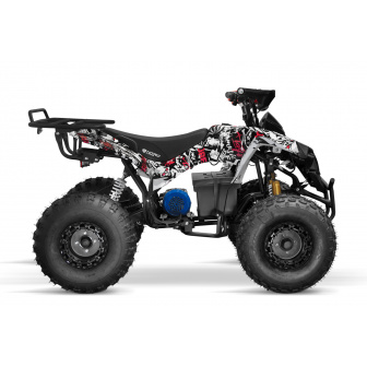 WARRIOR Electric Quad 8" 48V 1000W GRAFITI