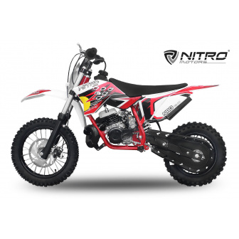 copy of NRG50 RS Cross 50cc Motocross 9hp KTM Replica 14/12" Kick Start