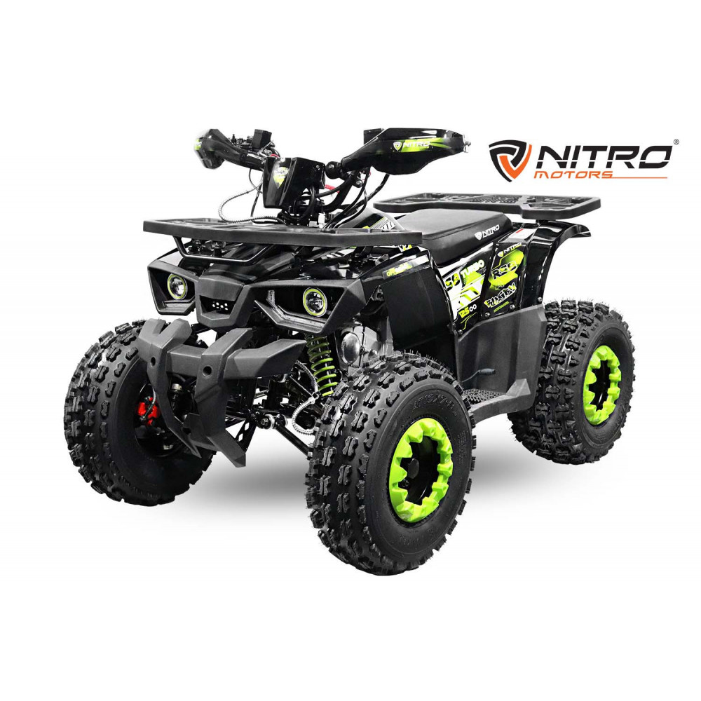 Rugby 3G 125cc Petrol Quad 8" Platin Line